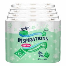 Freedom Inspirations Quilted 3 Ply Scented Toilet Paper - 45 / 90 / 135 Rolls