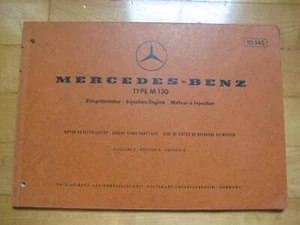 1968 Mercedes Benz 280SL M130 Engine Dealer Parts Catalog Edition "B" 10145 - Picture 1 of 7