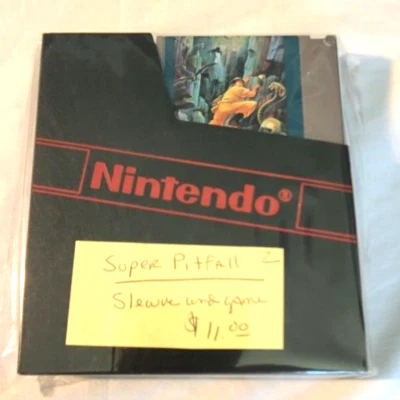 Cartucho y soporte vintage Super Pitfall (Nintendo Entertainment System, 1987) Foto 1 de 4