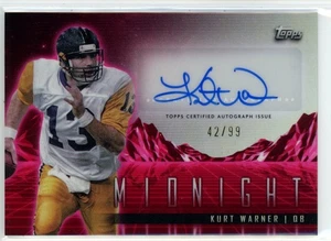 2024 Topps Midnight Kurt Warner Horizon Firme Crepuscolo Auto /99 - Foto 1 di 2