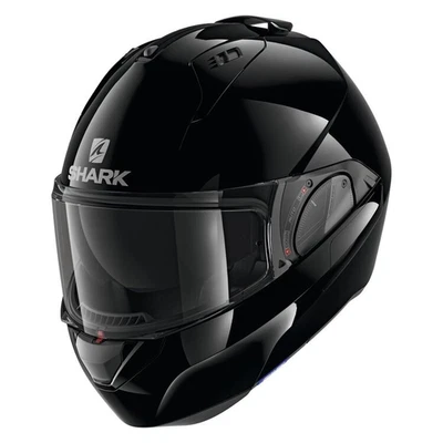 Shark Evo ES Modular Motorcycle Helmet Gloss Black Solid XL *WAS $450.00 Foto 1 de 2