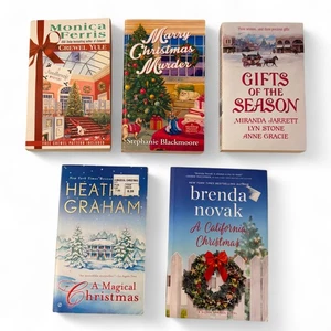 Christmas Romance & Mystery Book Lot Ferris, Graham, Novak, Blackmoore, Jarrett - Imagen 1 de 7