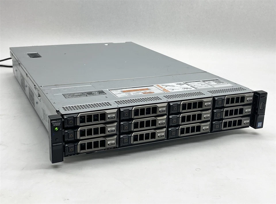 Dell PowerEdge R730xd Server 2*E5-2609 v3 1.90GHz CPU 256GB RAM H730 *No HDD - Image 1 of 4