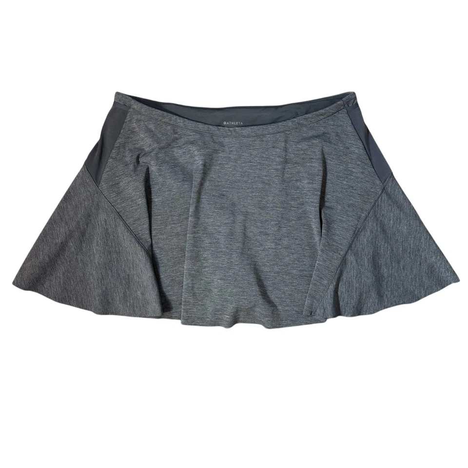 Falda Corta Tenis Athleta Match Point XL Gris Atletismo Preppy Entrenamiento Gimnasio Foto 1 de 4
