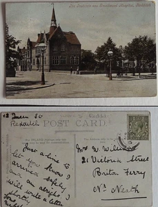 Postal - The Institutue & Smallwood Hospital, Redditch, Worcs 1915 - Enviado gratis - Imagen 1 de 1
