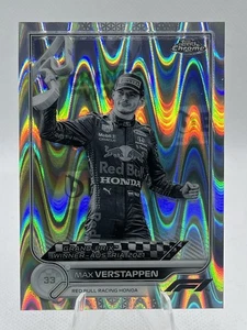 2022 Topps Chrome Formula 1 Black & White RayWave Refractor #159- Max Verstappen - Bild 1 von 2