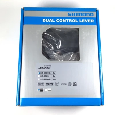 Shimano 105 ST-5700 Left Double STI Shifter/Brake Lever Black NEW NOS 2x10-Speed - Image 1 of 4