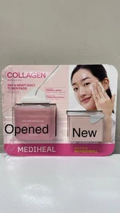 MEDIHEAL Kollagen Ampullen Pad Gesichtswasser Pads Nachfüller - 100 Pads offene Box - Bild 1 von 3