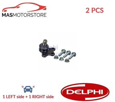 SUSPENSION BALL JOINT PAIR FRONT OUTER LOWER DELPHI TC3664 2PCS I NEW - Image 1 of 4