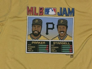 Homenaje MLB Jam Dave Parker y Willie Stargell Piratas de Pittsburgh Béisbol Talla L - Imagen 1 de 6
