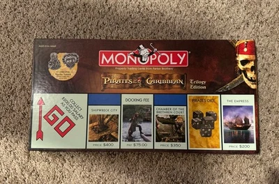 Монополия: Пираты Карибского моря издание трилогии 2007 полная настольная игра - Изображение 1 из 4