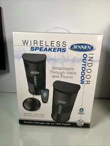 Jensen Indoor/outdoor Wireless Speakers 900MHz w Remote NEW - Picture 1 of 5