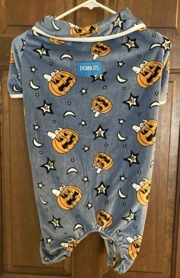 Pijama Peanuts Pet de Berkshire para perro gato azul Snoopy ropa de Halloween - L  Foto 1 de 4