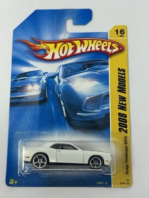 Hot Wheels 2008 New Models White Dodge Challenger SRT8 #16 A11 - Image 1 of 4