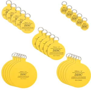 Scheibenplattenaufhänger stark unsichtbar Halter selbstklebend an Haken alle 5er Pack - Bild 1 von 19