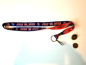 MLB - July 16, 2013 - All Star Game “I Was There” Lanyard & Pin - Picture 1 of 4
