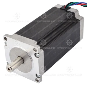 Motor paso a paso bipolar STEPPERONLINE Nema 23 3Nm 4.2A 113 mm 4 cables eje 10 mm CNC - Imagen 1 de 7