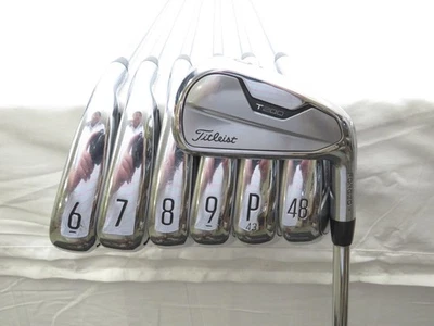 Used Titleist T200 Iron Set 5-PW, 48* AMT Black R300 Regular Flex Steel Shafts - Image 1 of 4