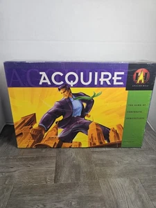 Avalon Hill Acquire Strategy Gioco da Tavolo di Acquisizioni Aziendali 1999 COMPLETO - Foto 1 di 9