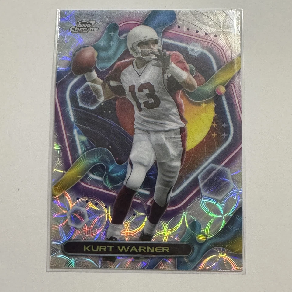 2023 Topps Composite #256 Kurt Warner Cosmic Chrome Nucleus Refractor - Image 1 of 1