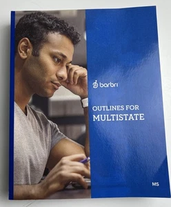 2020 - 2021 Barbri Bar Exam Review Outlines for Multistate (MS) Clean Pages - Picture 1 of 13