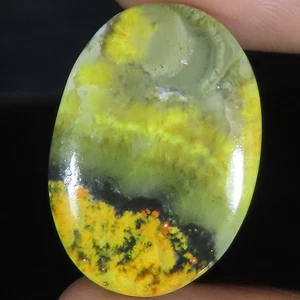 23,75 Cts Pietra Preziosa Cabochon Ovale Diaspro 100% Naturale 18x26x5 mm LP315 - Foto 1 di 6