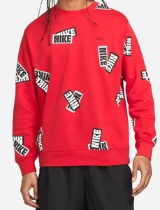 Sudadera para hombre Nike polar cuello redondo ropa deportiva esencial deportiva + talla XXL - Imagen 1 de 7