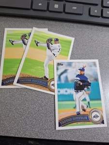 Trevor Hoffman 3 card LOT - 2011 #71 2 copies - #277 S375 - Picture 1 of 2