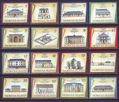 Norfolk Island 1973 SC 156-171 MH Set Building - Image 1 of 2