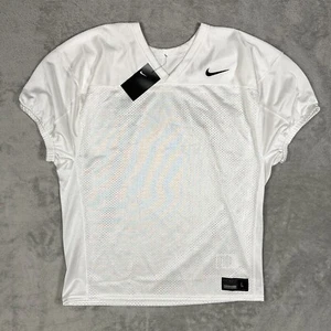 Nike Stock Recruit Practice Jersey Football Mens Sz Large White Mesh AO4801-100 - Picture 1 of 17