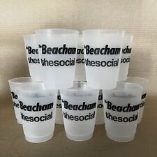 The Beacham Nightclub Orlando Drink Cups Set of 12 Plastic Frost Flex 10 oz.