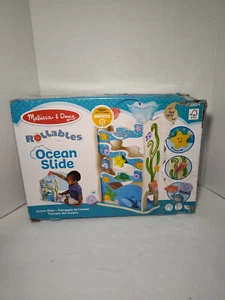 Melissa & Doug Rollables Ocean Slide Counter Wooden Play Set - NEW OPEN BOX - Picture 1 of 5