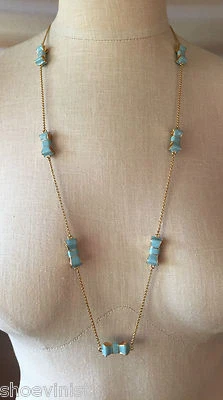 Auténtico Collar Kate Spade Moon River Scatter Azul Hydrangia Nuevo con Etiquetas Foto 1 de 4