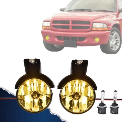 Fog Lamp Light W/Bulb Set Fit For 97-00 Dodge Dakota 1998-2000 Dodge Durang Foto 1 de 4