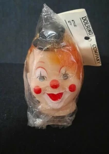 Vontage Doering Company Vinyl Clown Doll-Head. - Bild 1 von 7