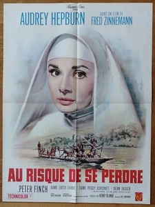 AU RISQUE DE SE PERDRE audrey hepburn affiche cinema originale 80x60 mascii - Picture 1 of 1