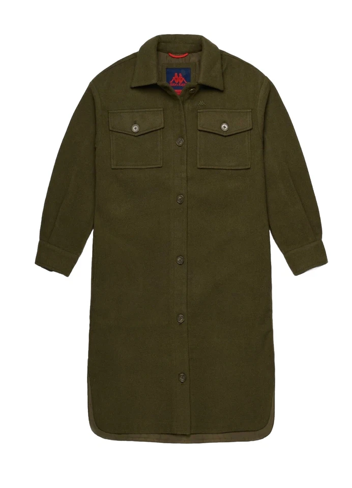 ROBE DI KAPPA Cappotto Oversize Donna Verde Tg L / 46 - Immagine 1 di 3