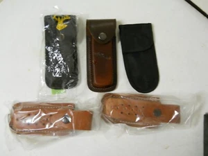 x5 fundas de nailon y cuero con bucle de cinturón de cuchillo - Imagen 1 de 9