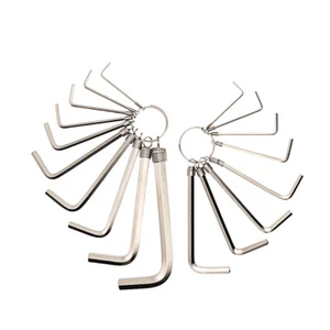 18 Pcs Hex Key Set,Hex-L Key Allen Wrench Set,1.5-10mm Set With Key Ring,Metric - Picture 1 of 7