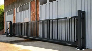 8,0x1,8 AR Industrietor Schiebetor Hoftor freitragend E-Antrieb SOFORT verfügbar - Bild 1 von 12