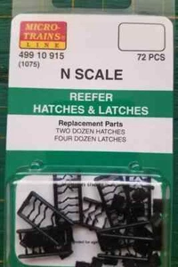 N Micro Trains 499 10 915 Reefer Hatches & Latches 1075 parts 72 - Picture 1 of 1