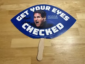 Dallas Mavericks SGA: Two-Sided Fan / Sign Jason Kidd / Mark Cuban MAVS NBA Dirk - Picture 1 of 9
