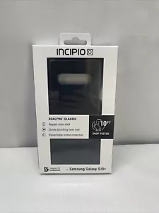 2- Incipio DualPro Series Dual Layer Case for Samsung Galaxy S10+ Matte Black - Picture 1 of 6