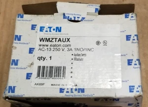 NEW - EATON Auxiliary Switch WMZTAUX AC-13 250V 3A 1NO/ 1NC - Picture 1 of 1
