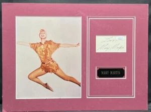 Mary Martin Actress Signed Autographed 12x16 Framed Photo JSA Authentic - Picture 1 of 2