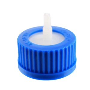 GL45 PP Ring Solvent Bottle Lid w/1 2 3 4 Polypropylene Holes Cap For HPLC - Picture 1 of 4
