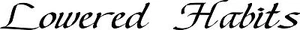 Lowered Habits car decal 40" windshield window sticker 4x4 georgia truck slammed - Picture 1 of 2