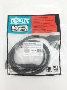 Splitter Power Extension TRIPP LITE P006-006-2 6Ft - Picture 1 of 3