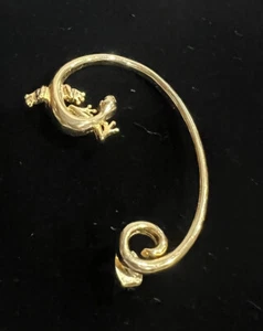 1Pc Gecko Animal Design Left Ear Cuff Stud Earrings Trendy Women - Picture 1 of 4