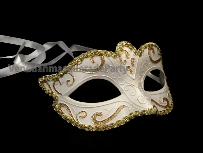 Máscara de Mascarada Disfraz Veneciano Baile de graduación Halloween San Valentín Disfraz Fiesta Foto 1 de 1